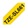 BROTHER TZESL661 - kazeta TZ šířky 36mm, lamino TZE-SL661, žlutá/černé písmo
