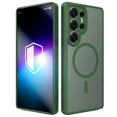 3mk ochranný kryt Misty MagCase Green pro Samsung Galaxy S25 Ultra 3mk ochranný kryt Misty MagCase Green pro Samsung Galaxy S25 Ultra