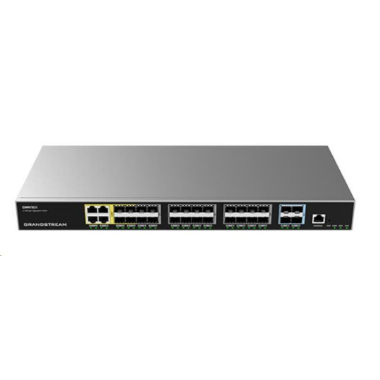 Grandstream GWN7831 Layer 3 Managed Network Switch 24 SFP / 4 SFP+ / 4 GbE porty