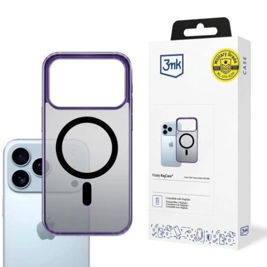 3mk ochranný kryt Frosty MagCase Purple pro Apple iPhone 17 Pro 3mk ochranný kryt Frosty MagCase Purple pro Apple iPhone 17 Pro