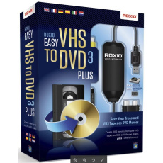 Roxio Easy VHS to DVD 3 Plus BOX - jazyk EN/FR/DE/ES/IT/NL