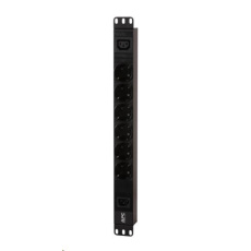 APC Easy PDU, Basic, 1U, 10A, 230V, (6) Schuko & (1) C13, IEC C14 (2.5m)