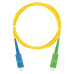 XtendLan simplexní patch kabel SM 9/125, OS2, SC-SC(APC), LS0H, 1m