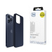 3mk Silicone Case pro Apple iPhone 15 Pro Max   Dark Navy