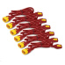 APC Power Cord Kit (6 ks), Locking, C13 to C14, 1.2m, Red