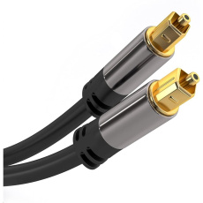 PremiumCord Kabel Toslink M/M, 6mm, 1m, černá