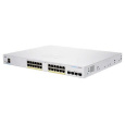 Cisco switch CBS350-24FP-4X-UK (24xGbE,4xSFP+,24xPoE+,370W) - REFRESH