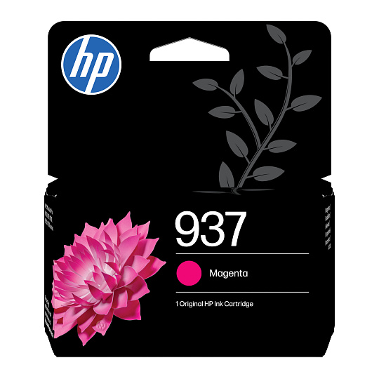 HP 937 Magenta Original Ink Cartridge (800 pages)
