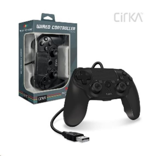 Cirka NuForce Wired Game Controller for PS4/PC/Mac (Black)