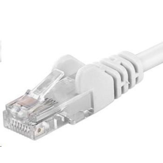 PREMIUMCORD Patch kabel UTP RJ45-RJ45 CAT5e 10m bílá