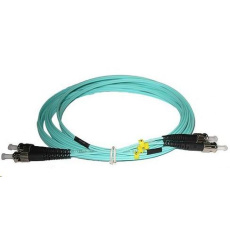 Duplexní patch kabel MM 50/125, OM3, ST-ST, LS0H, 1m Duplexní patch kabel MM 50/125, OM3, ST-ST, LS0H, 1m