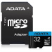 ADATA MicroSDHC karta 32GB UHS-I Class 10, A1 + SD adaptér, Premier