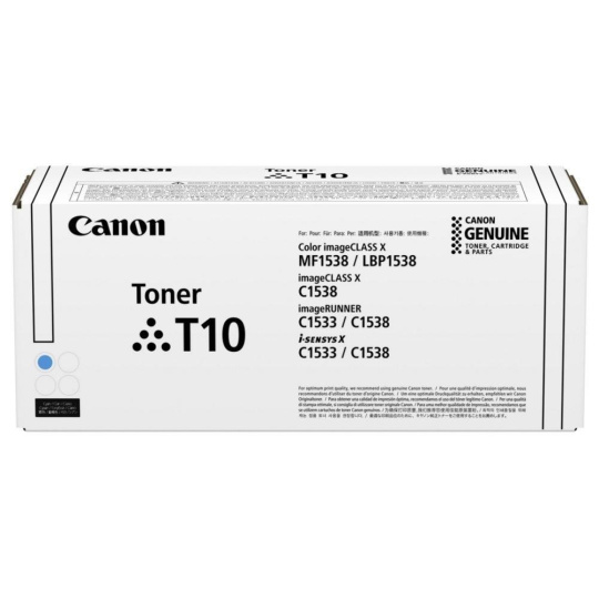 CANON TONER T10 CYAN pro i-SENSYS X C1533i, C1533iF, C1538i, C1538Fi  (10 000 str.)