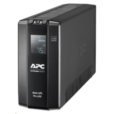 APC -rozbalem EDEXPO- Back UPS Pro BR 650VA, 6 Outlets, AVR, LCD Interface (390W) - Poškozený obal (Komplet)