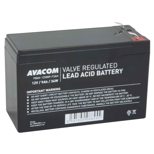 AVACOM baterie 12V 9Ah F2 HighRate (PBAV-12V009-F2AH)