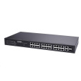 Vivotek PoE switch AW-GEL-285A-380, 24xGE PoE(802.3af/at/bt, PoE budget 380W), 2xGbE RJ-45, 4xSFP 100M/1G slot
