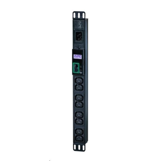 APC Easy PDU, Metered, 1U, 16A, 230V, (8)C13, IEC C14 (2.5m)