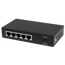 Intellinet 5-port Gigabit PoE Switch, 4x GbE PoE+, 1x GbE, PoE 60W, fanless