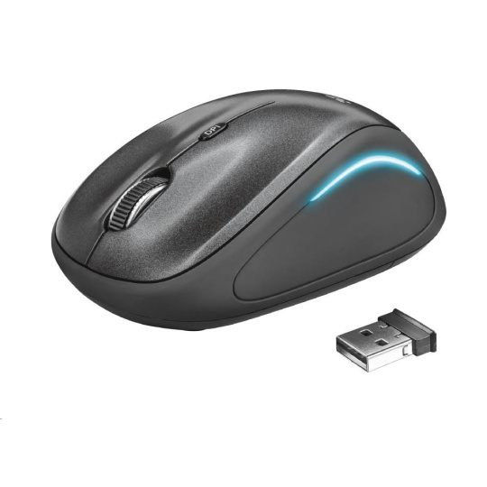 TRUST myš Yvi FX Wireless Mouse - black