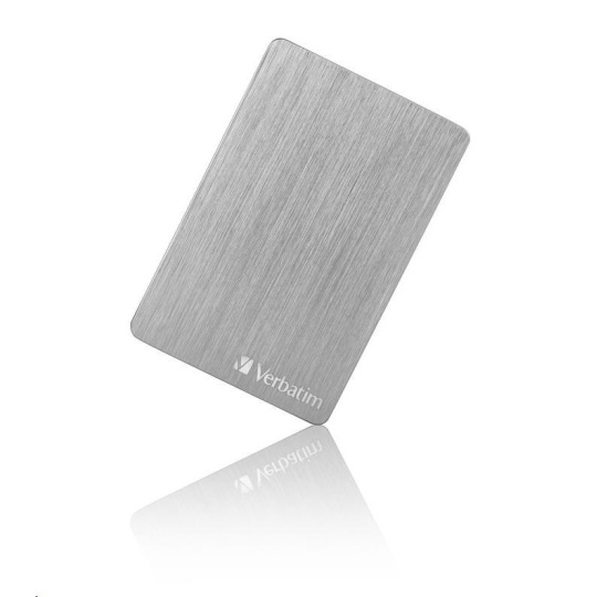 VERBATIM HDD 2.5" 1TB Store 'n' Go ALU Slim Portable Hard Drive USB 3.2, Silver