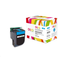 OWA Armor toner pro LEXMARK C540, 543, 544, 546, X543, X544, X546, X548, 2000 Stran, C540H1CG, modrá/cyan