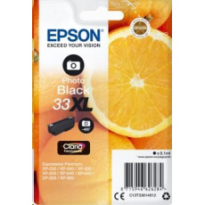 EPSON ink čer Singlepack "Pomeranč" Photo Black 33XL Claria Premium Ink EPSON ink čer Singlepack "Pomeranč" Photo Black 33XL Claria Premium Ink