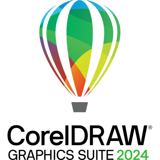 CorelDRAW Graphics Suite 2024 Business Perpetual License (incl. 1 Yr CorelSure Maintenance)(1-4)