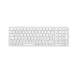 RAPOO Klávesnice E9310M, Bezdrátová 2.4GHz, Bluetooth, CZ/SK, bílá