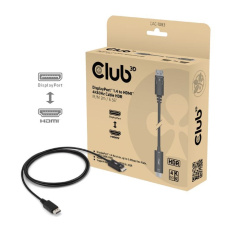 Club3D Adaptér aktivní DisplayPort 1.4 na HDMI HDR (M/M), 2m