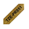 BROTHER TZe-PR851- kazeta TZ šířky 24mm, laminovaná TZe-PR851 PREMIUM GOLD / zlatá páska / černá písmo