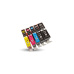Canon PGI525BK + CLI526 CMYK - kompatibilní sada inkoustových cartridge