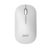 ACER bezdrátová myš Wireless Mouse AMR130,dual mode 2.4GHz + BT 5.2,4 tlačítka,1600dpi,125Hz,30 IPS,Bílá