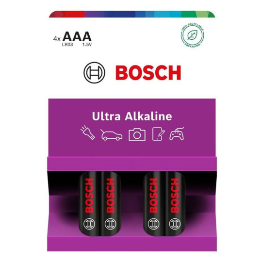 Bosch LR03UA4B/00 Ultra Alkaline (Blistr 4 ks)