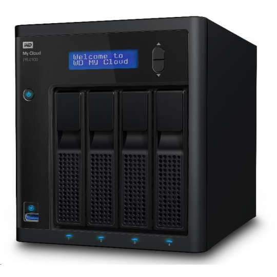 WD My CLOUD PR 4100, bez HDD 3,5", RJ45, NAS