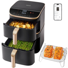 BAZAR - Cosori Turbo Tower Pro chytrá horkovzdušná fritéza 10,8l černá - Poškozený obal (Komplet) BAZAR - Cosori Turbo Tower Pro chytrá horkovzdušná fritéza 10,8l černá - Poškozený obal (Komplet)