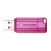 VERBATIM Flash Disk 32GB Hi-Speed Store 'n' Go, Pinstripe, USB 2.0, Hot růžová