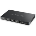 Zyxel XGS4600-32 L3 Managed Switch, 28x gigabit RJ45, 4x 10G SFP+, stackable, dual PSU