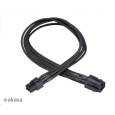 AKASA kabel FLEXA V6 prodloužení k 6pin VGA PSU, 40cm