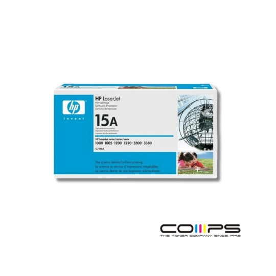 Originální toner HP C7115A (HP 15A), černý, 2500 str.