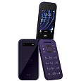 BAZAR - HMD Nokia 2660 Flip Dual SIM, 4G, fialová (2025), (CZ, SK, HU) - Poškozený obal (Komplet)