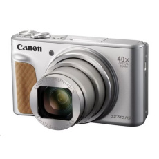 Canon PowerShot SX740 HS Lite, 20.3Mpix, 40x zoom, WiFi, 4K video - stříbrný Canon PowerShot SX740 HS Lite, 20.3Mpix, 40x zoom, WiFi, 4K video - stříbrný