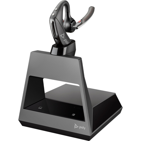 Poly Voyager 5200 Office bluetooth headset, USB-C, nabíjecí stojánek