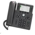 Cisco CP-6861-3PW-CE-K9=, VoIP telefon, 4line, 3,2" LCD, 1x10/100, Wi-Fi, MPP, adaptér