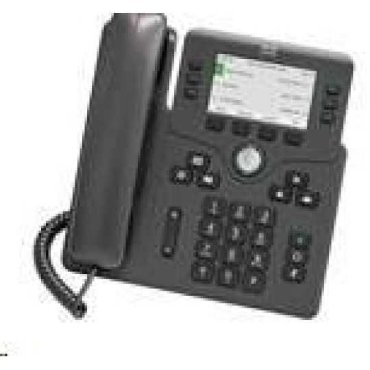 Cisco CP-6861-3PW-CE-K9=, VoIP telefon, 4line, 3,2" LCD, 1x10/100, Wi-Fi, MPP, adaptér