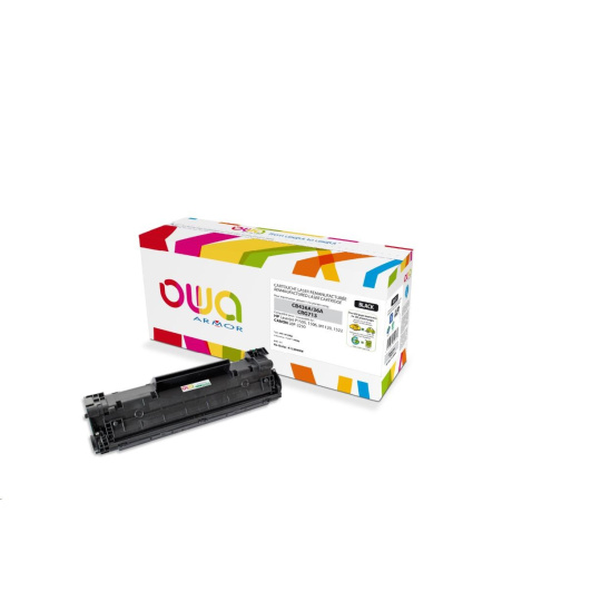 OWA Armor toner pro HP Laserjet P1505, 2000 Stran, CB436A, černá/black