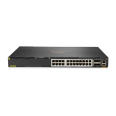 Aruba 6300M 24-port HPE Smart Rate 1/2.5/5GbE Class 6 PoE and 4-port SFP56 Switch JL660A RENEW