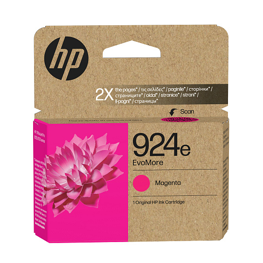 HP 924e EvoMore Magenta Original Ink Cartridge (800 pages)