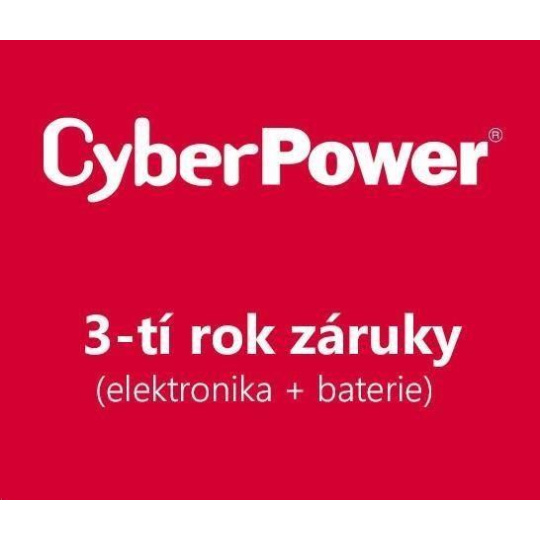 CyberPower 3. rok záruky pro PR1500ERTXL2U