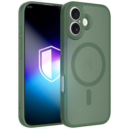 3mk ochranný kryt Misty MagCase Green pro Apple iPhone 17 3mk ochranný kryt Misty MagCase Green pro Apple iPhone 17