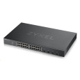 Zyxel XGS1935-28, 28 Port Lite-L3 Smart Managed Switch, 24x Gigabit Copper and 4x 10G SFP+, hybrid mode,